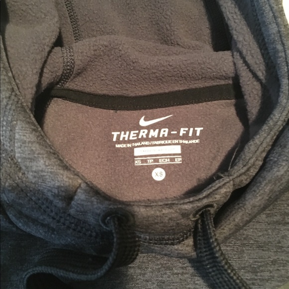 Dark Gray Nike hooded sweatshirt size ca - Picture 3 of 3